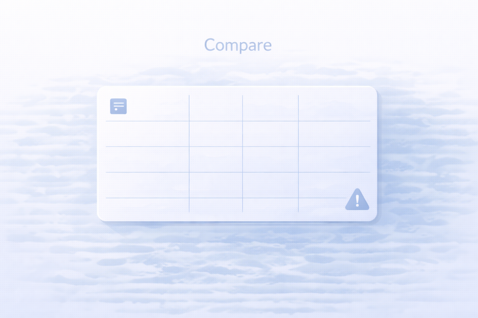 比較表導入の図（イメージ）