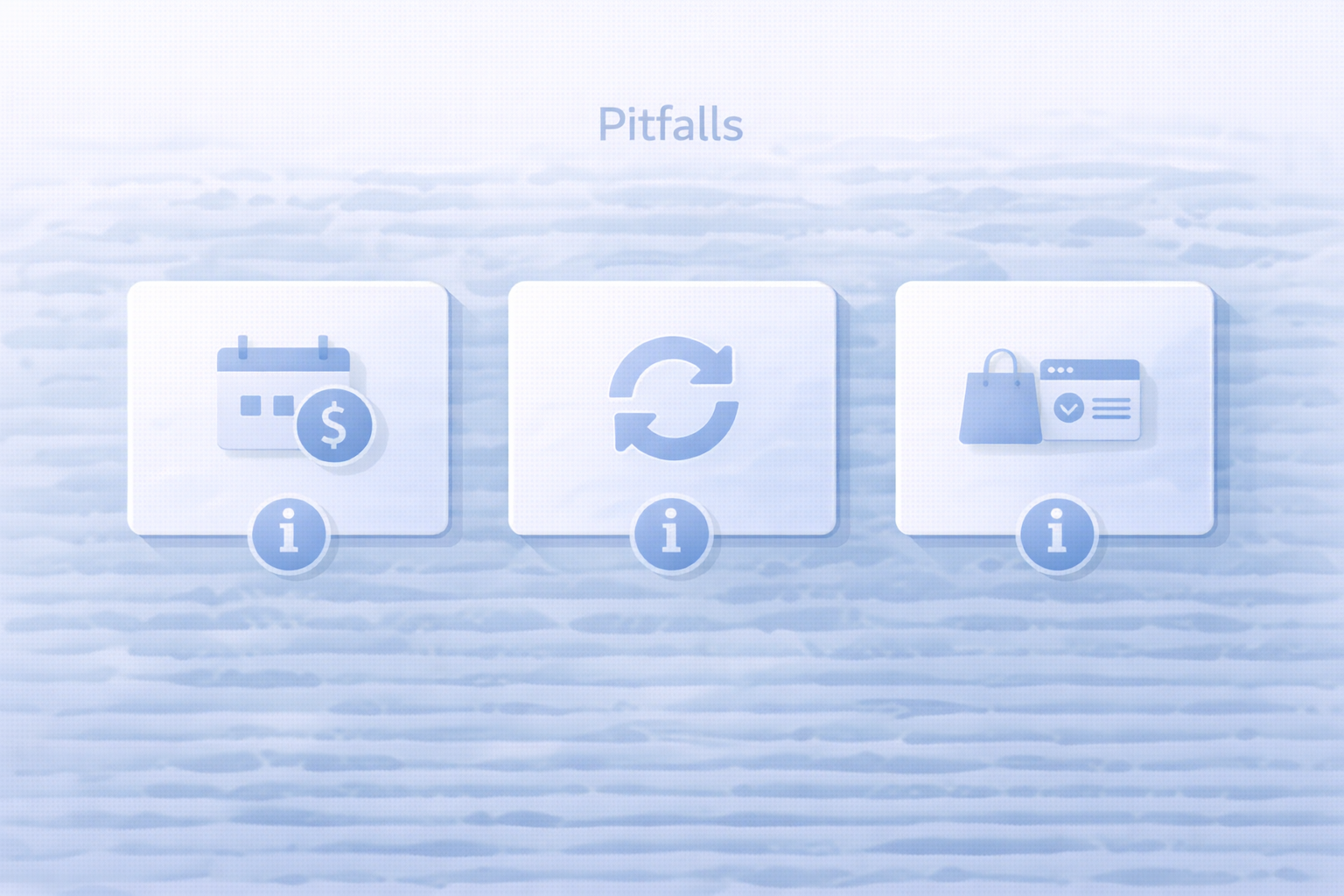 落とし穴のイメージ（契約・更新・AI）