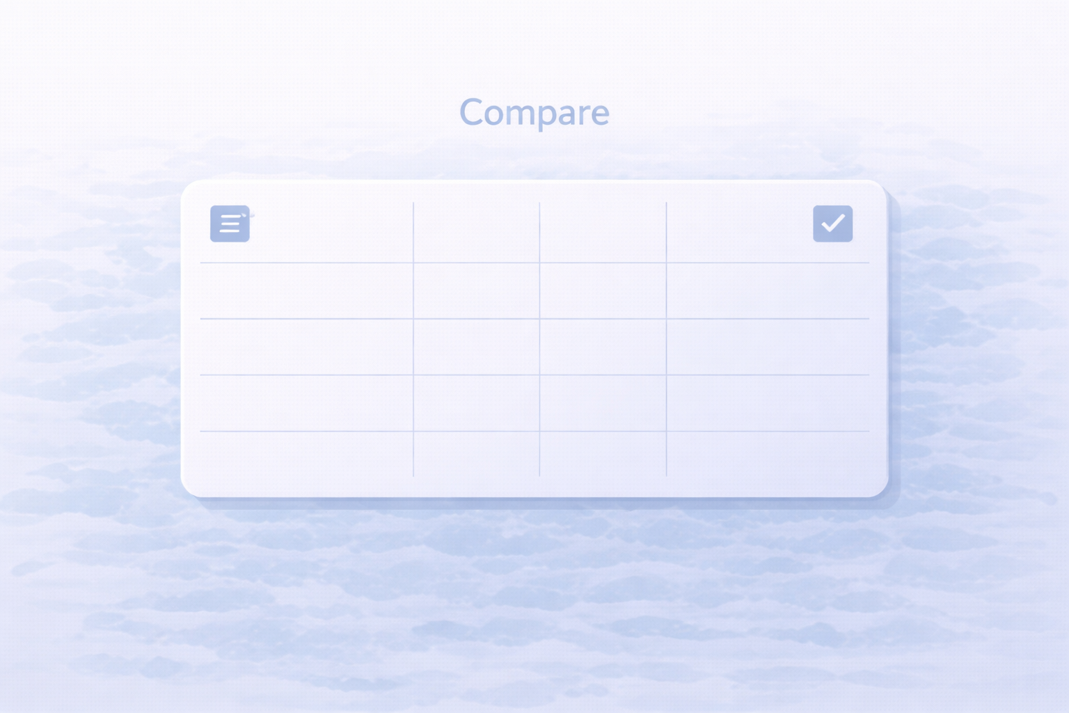 比較表導入の図（イメージ）
