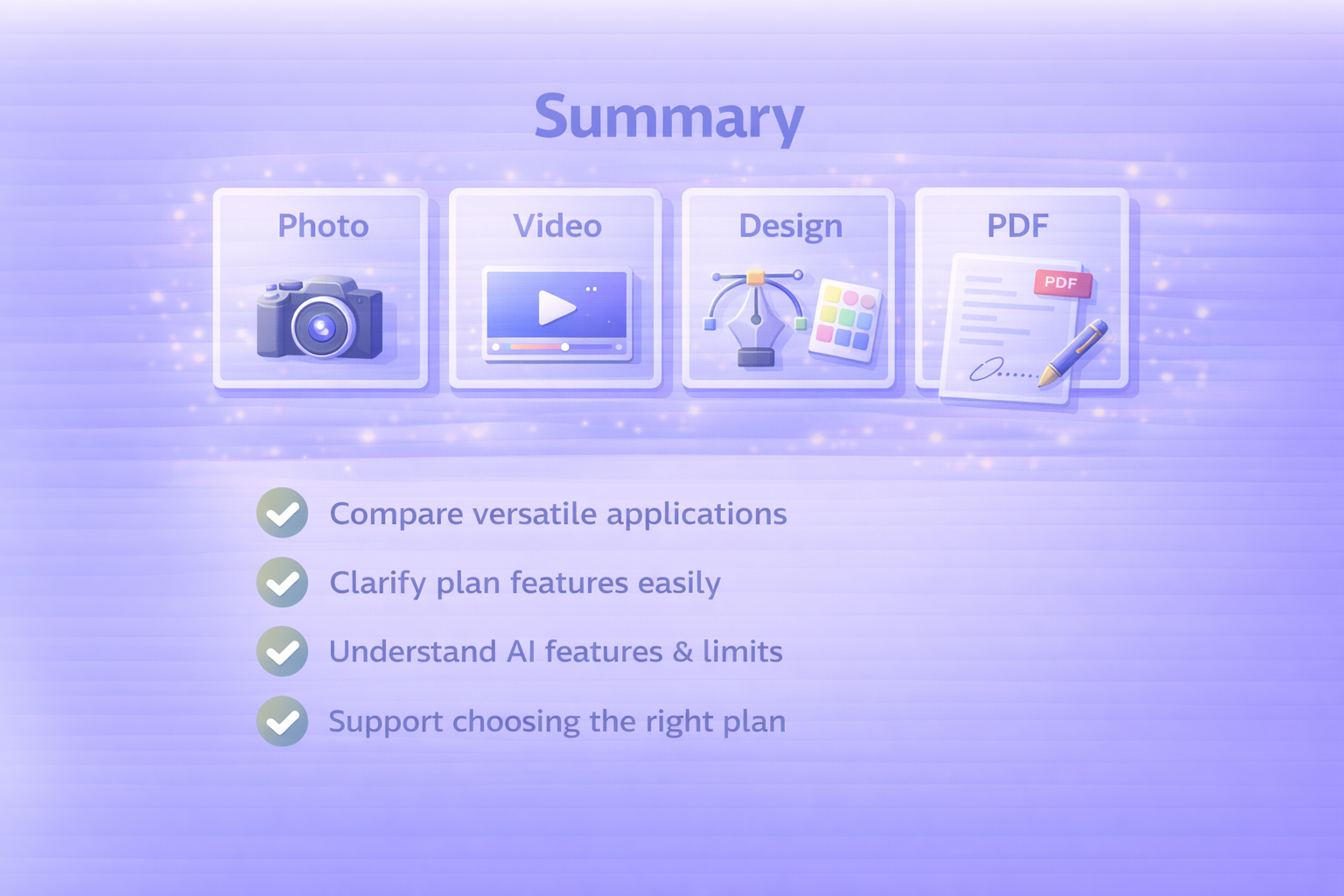 まとめ：Adobeアプリ辞典とプラン選び