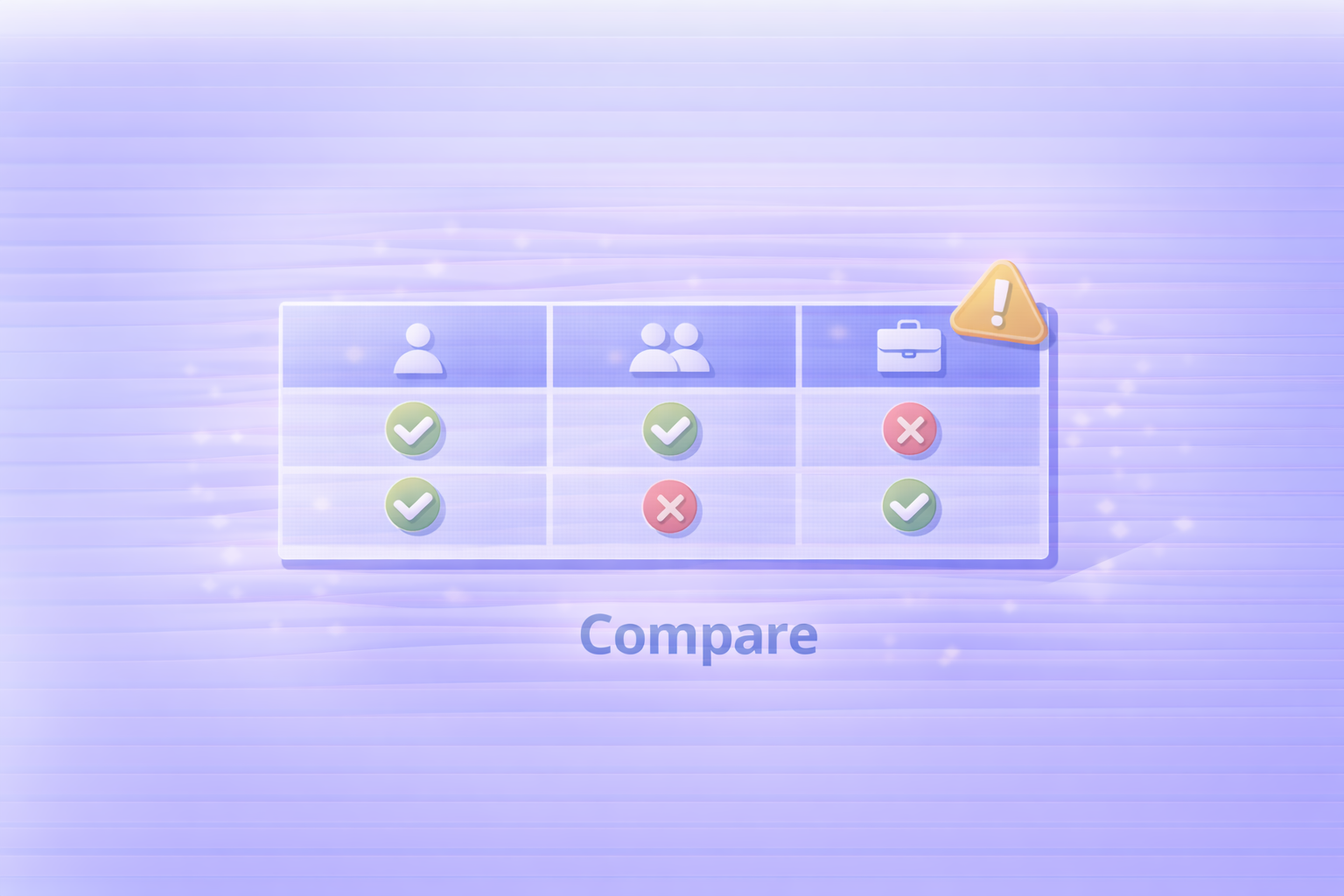 請求トラブル原因の切り分け（比較表）