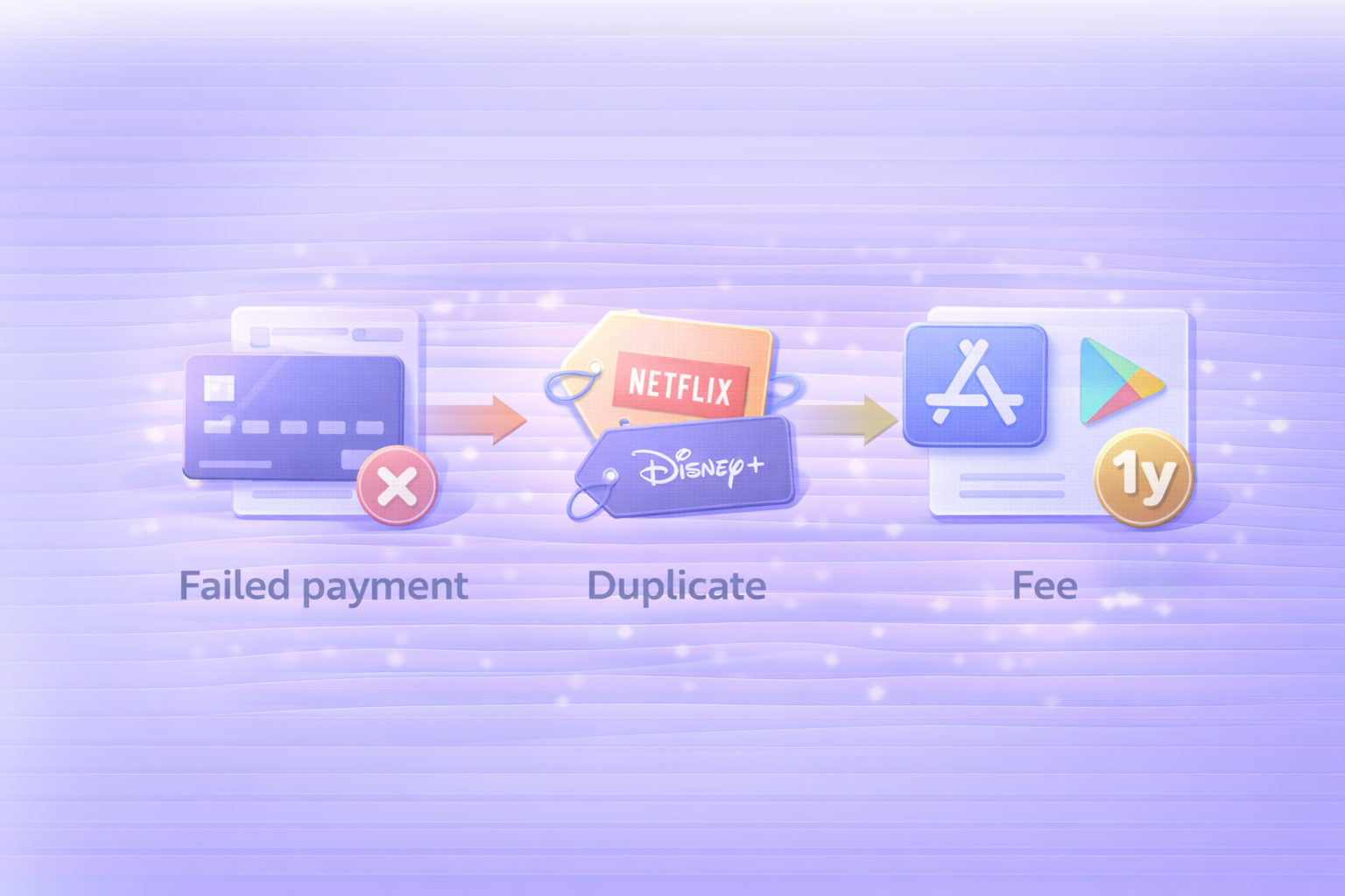 請求が高い・二重・身に覚えない原因（Failed payment / Duplicate / Fee）